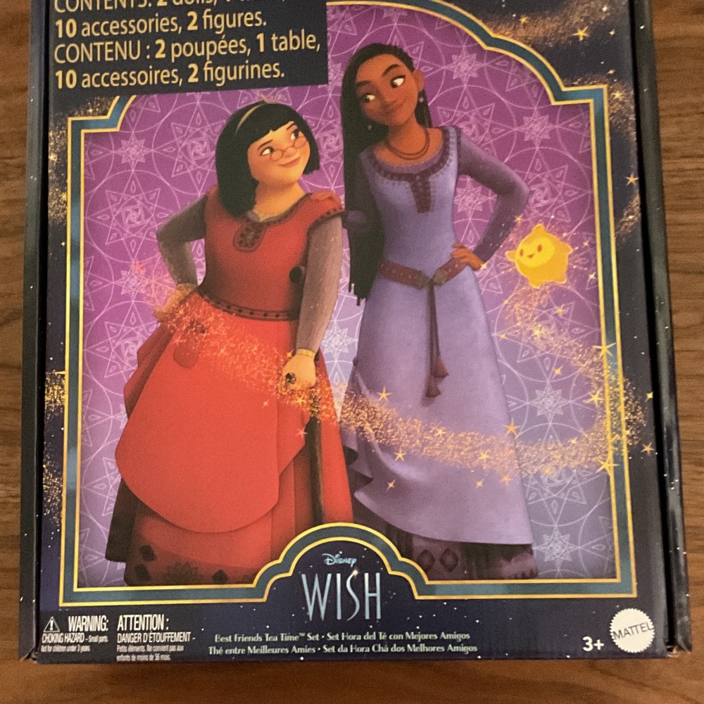 Disney Wish Toys  Tea Time Playset with Asha & Dahlia Dolls